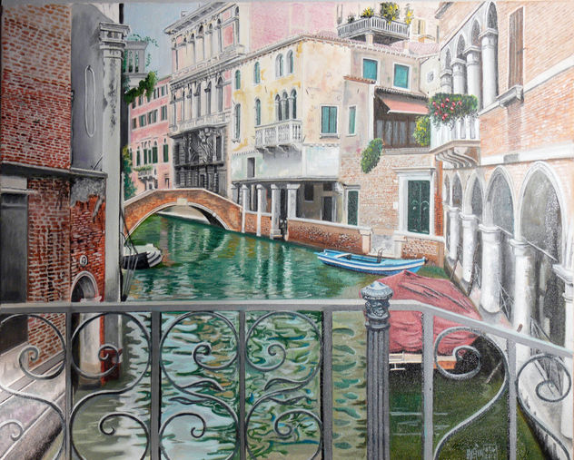 Canal Pequeño en Venecia