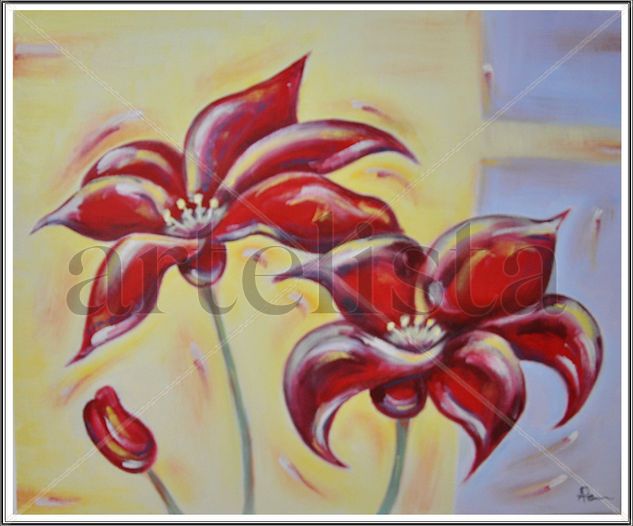 Flowers Oil Canvas Others