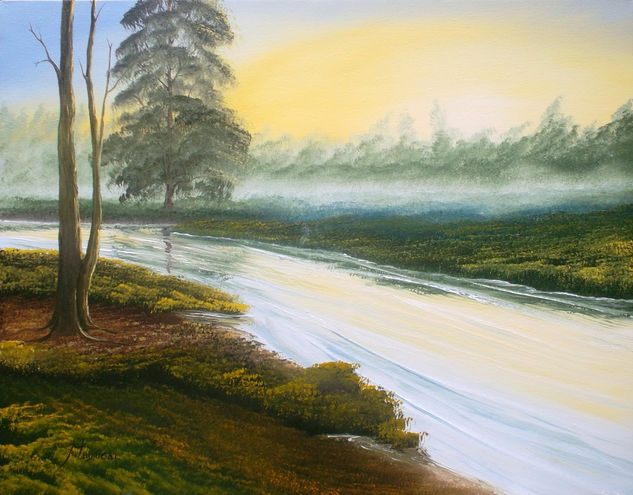 Bruma ligera Oil Canvas Landscaping