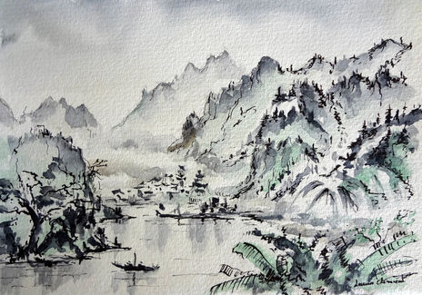 "Paisaje chino" (IV)