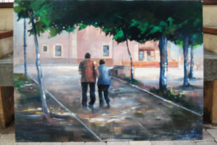 Paseando los abuelos