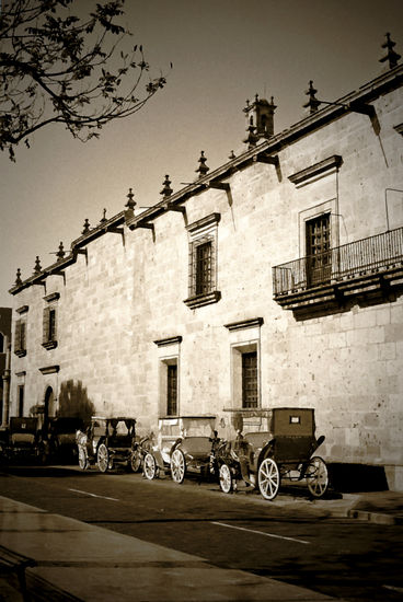 Ancient city Architecture and Interiorism Black and White (Digital)