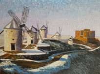 Consuegra con nieve