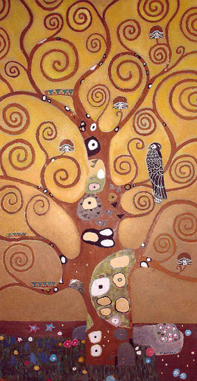 " Re- Interpretación Klimt " Oil Panel Others