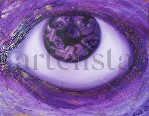 Ojo Oil Canvas Figure Painting