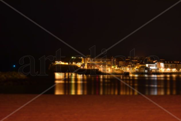 Gijon de noche