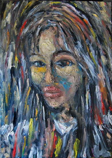 María Oil Canvas Portrait