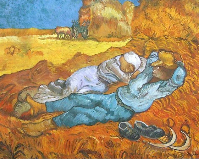 La siesta Oil Canvas Others