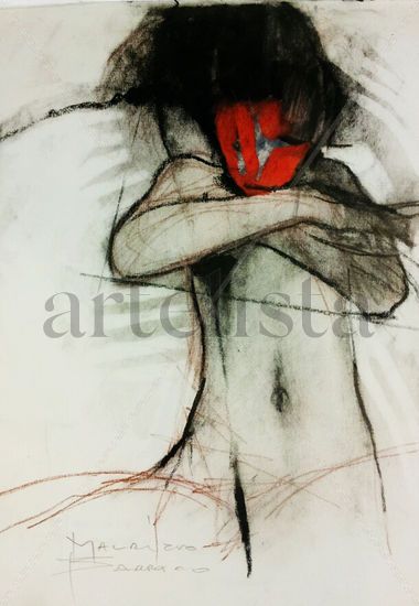 ossessioni Pastel Paper Figure Painting