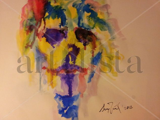 Rostro Ink Card Figure Painting