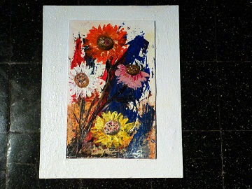 lo hermoso del alma Acrylic Canvas Floral Painting