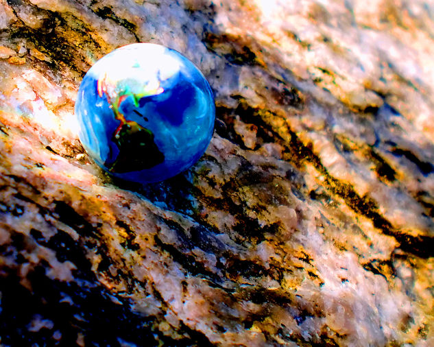 The Blue Marble/ La Canica Azul Oil Canvas Landscaping