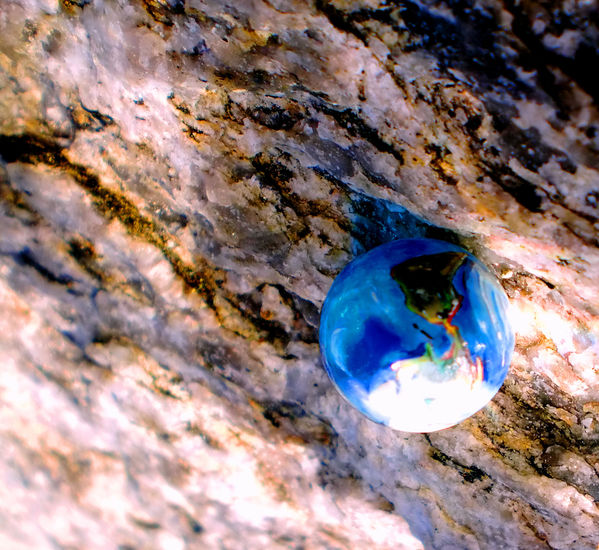 Globo Terraqueo Óleo Lienzo Paisaje