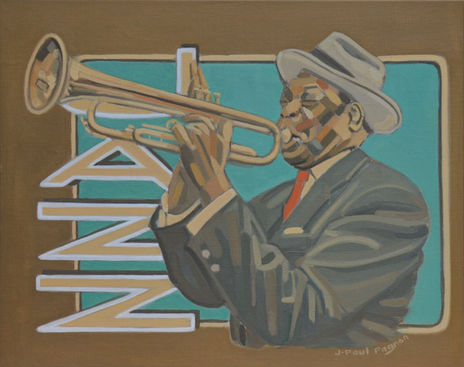 Trumpet jazz player