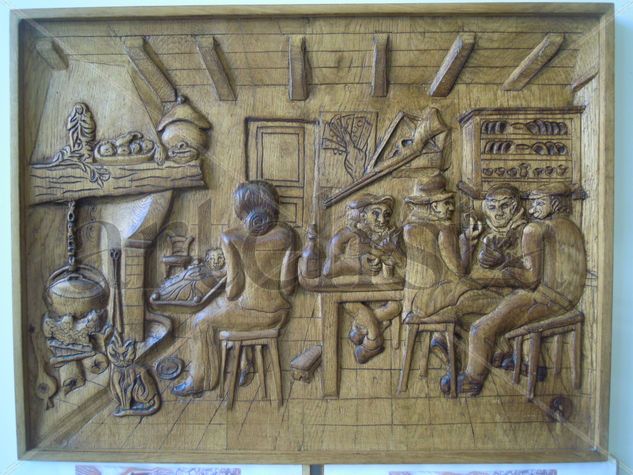 La Taberna Carving Figurative