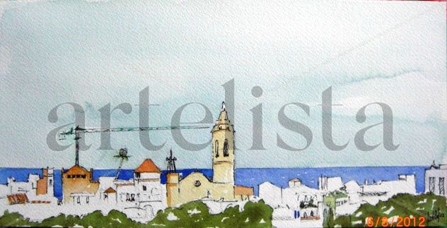 Sitges desde la terraza de Marisa