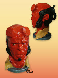 Cabeza de hellboy