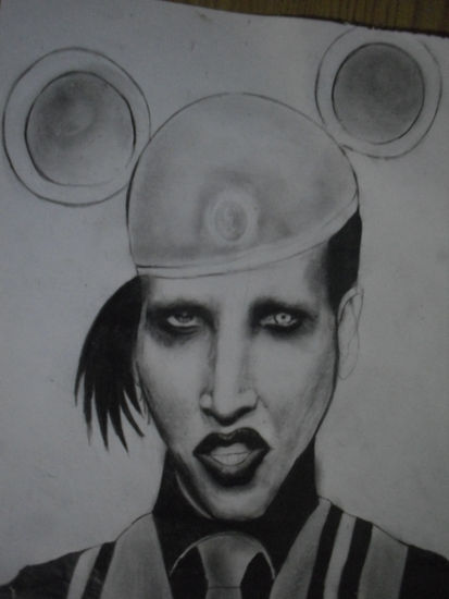 marilyn manson Oil Canvas Landscaping