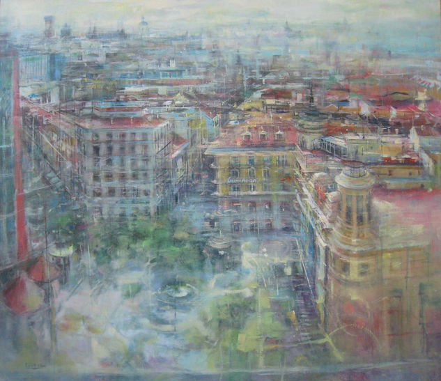 Plaza de Callao Oil Panel Landscaping