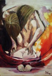 DESNUDO PAREJA Oil Canvas Landscaping