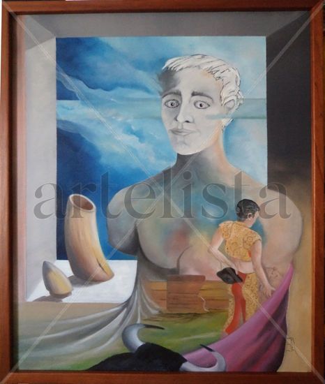 Extourada Oil Canvas Figure Painting