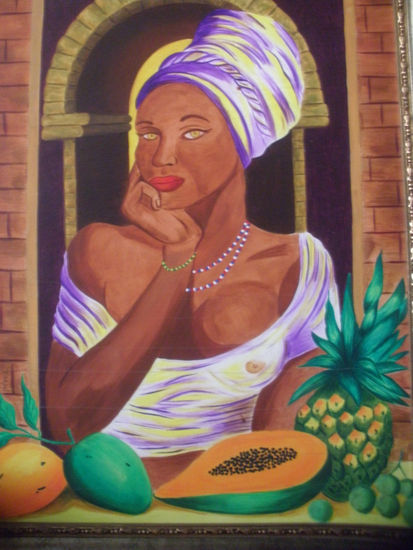 MULATA Acrylic Canvas Portrait