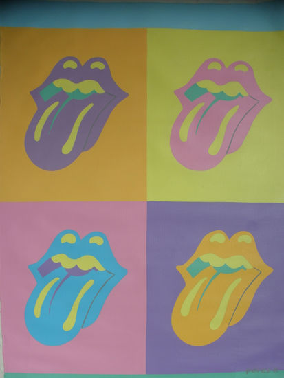 The Rolling Stones Acrylic Canvas Still Life Paintings