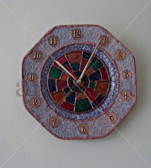 reloj con plato Acrílico Papel Otros