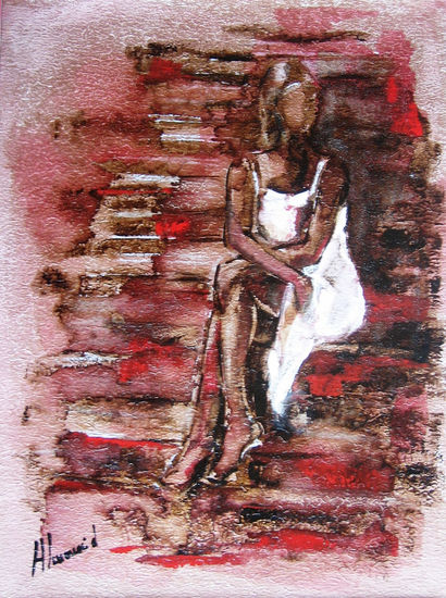 Serie mujer Mixed media Others Figure Painting