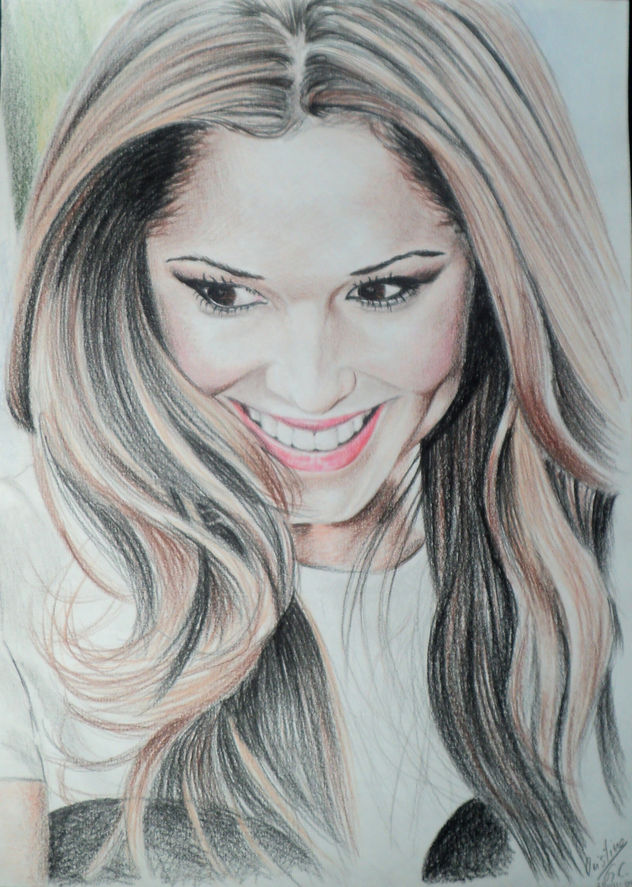 Retrato de la cantante Cheryl