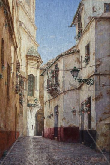 Calle Pedro de Toledo Oil Canvas Landscaping