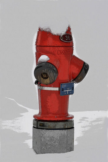 Hydrant Conceptual/Abstracto Color (Digital)