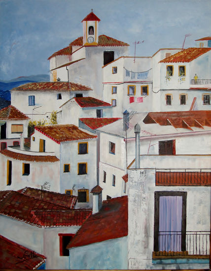 Benalauría. Oil Panel Landscaping