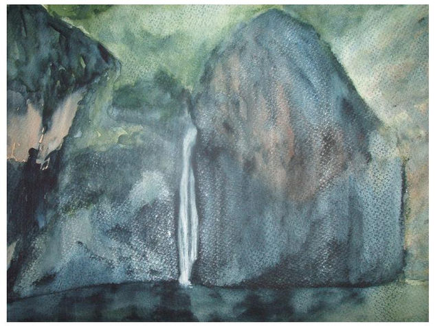 El sexo de la montaña. Watercolour Paper Landscaping