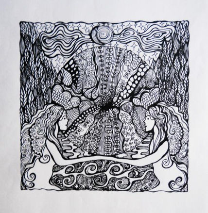 Dibujo Zentangle...
