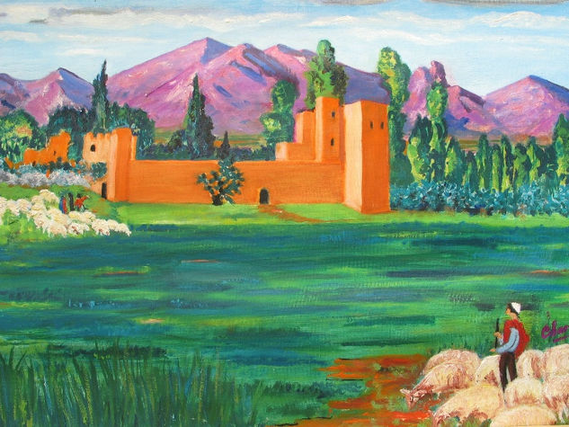 Pays d' Élima Oil Canvas Landscaping