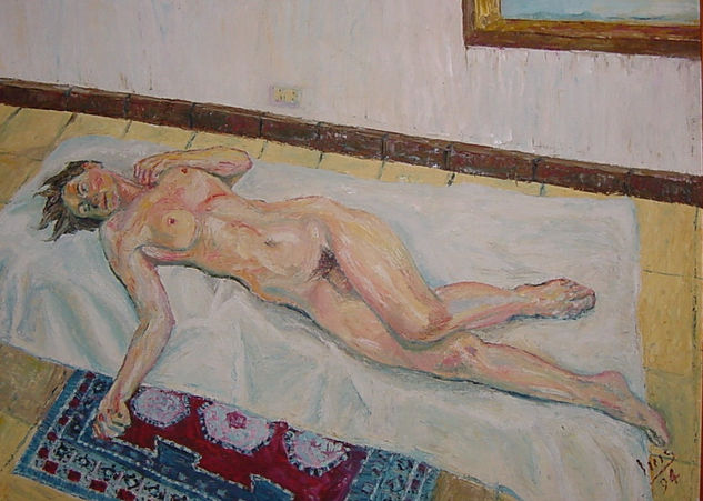 HERMAFRODITA I Oil Canvas Nude Paintings