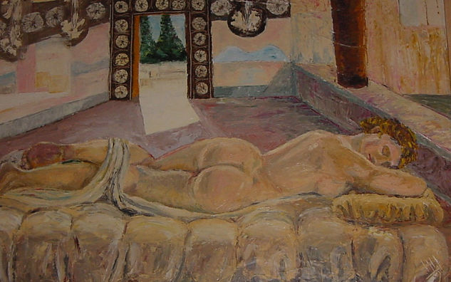 HERMAFRODITA DORMIDO Óleo Lienzo Desnudos