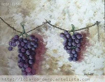 Uvas secando