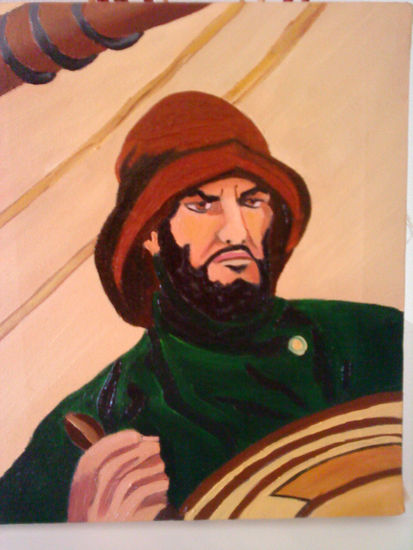 Mi velero Oil Canvas Portrait