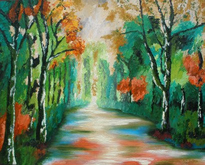 Amazonas profundo Oil Canvas Landscaping