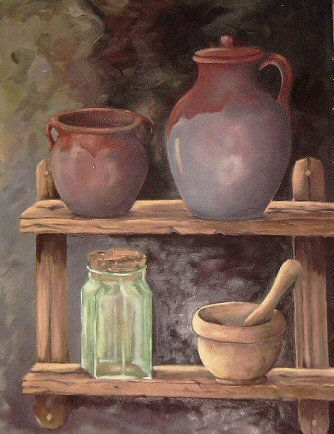 Repisa Oil Canvas Still Life Paintings