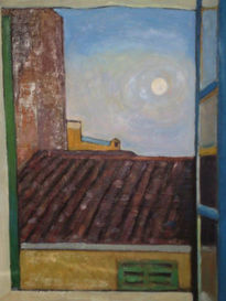 Ventana con luna