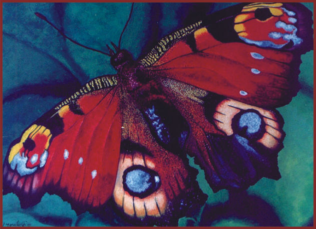 Mariposa/de la serie mariposas Oil Canvas Animals