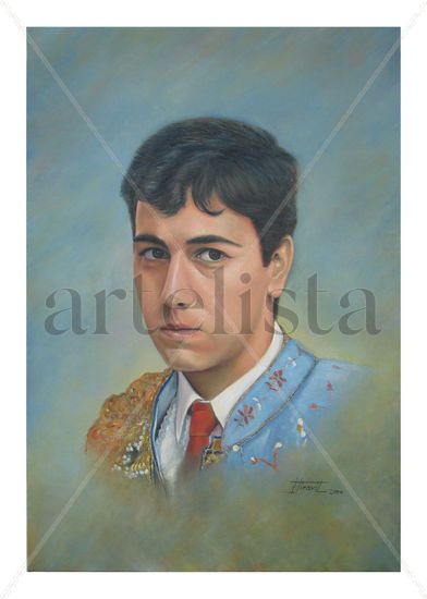 CURRO SIERRA Oil Canvas Portrait