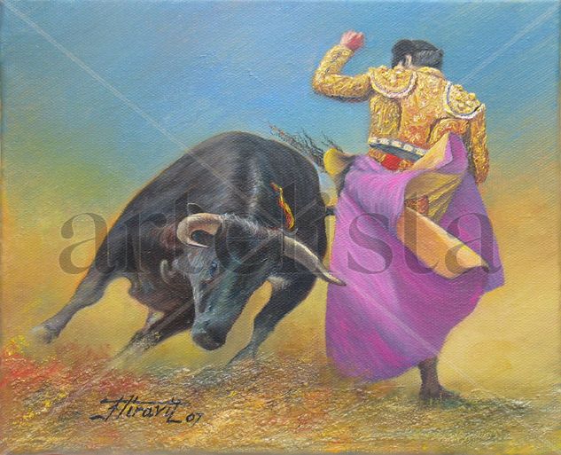 TORERO Oil Canvas Figure Painting