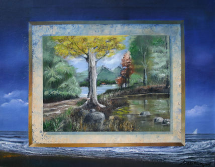 Paisaje en el mar