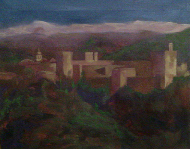 Alhambra Oil Canvas Landscaping