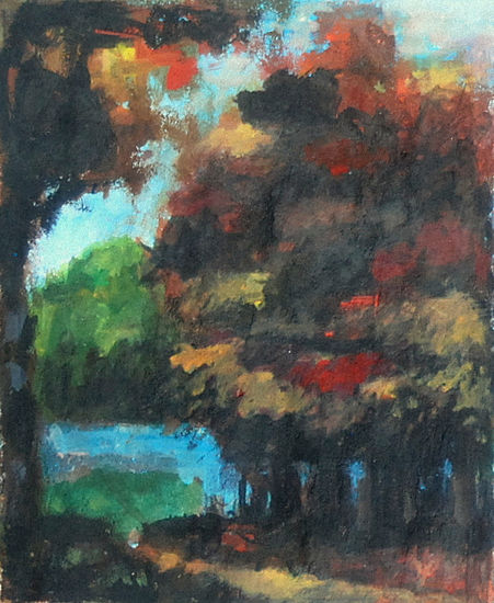 abstract forest 2 Acrylic Paper Landscaping