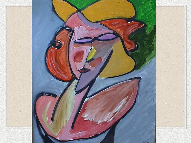 RETRATO DESESTRUCTURADO Oil Canvas Figure Painting